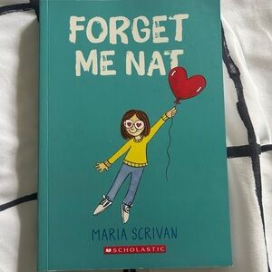 Scholastic 'Forget Me Nat' Teal and Red Cover